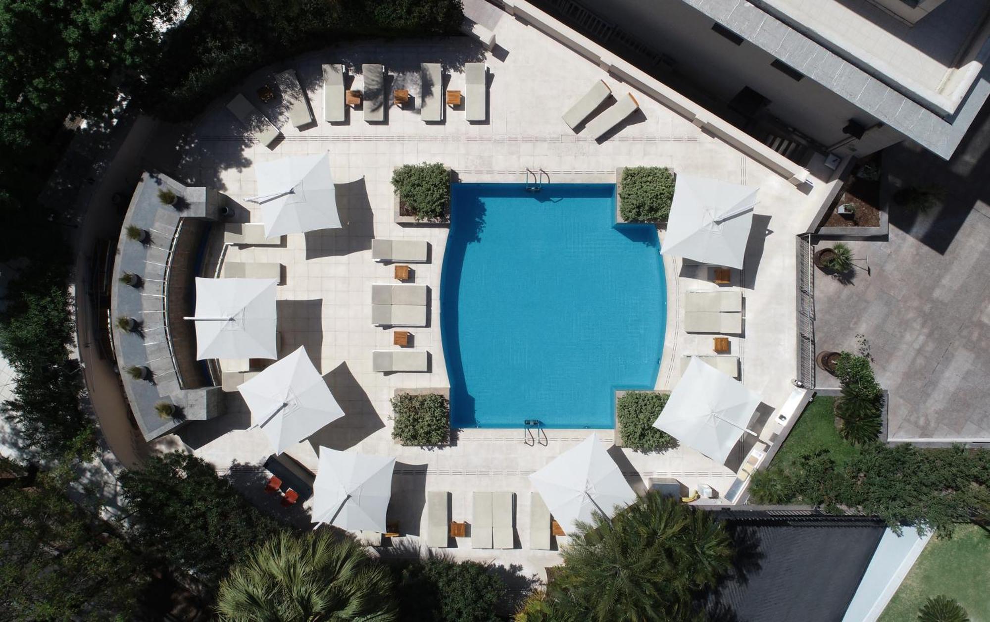 فندق بارك حياة ميندوزا، كازينو آند سبا المظهر الخارجي الصورة Aerial view of the pool